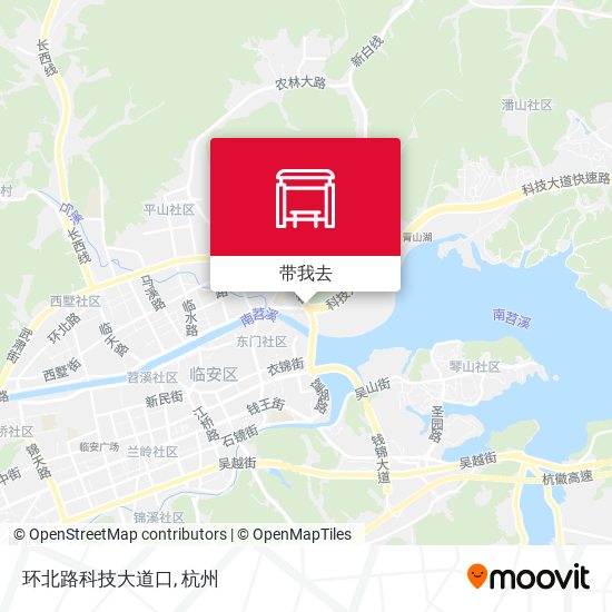 环北路科技大道口地图