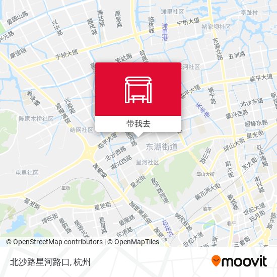 北沙路星河路口地图