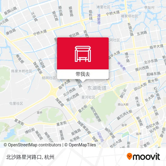 北沙路星河路口地图