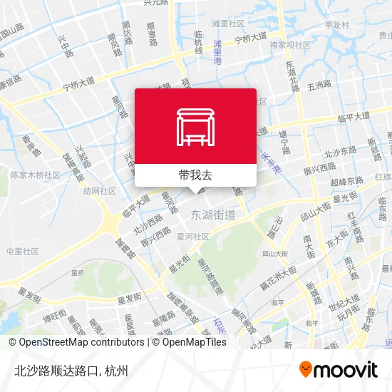 北沙路顺达路口地图