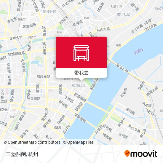 三堡船闸地图