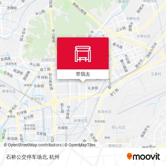 石桥公交停车场北地图