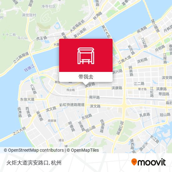 火炬大道滨安路口地图
