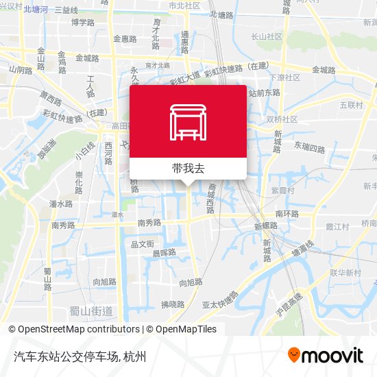 汽车东站公交停车场地图