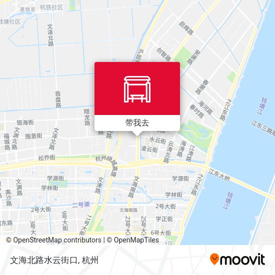 文海北路水云街口地图
