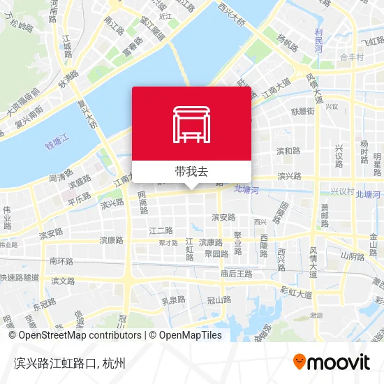 滨兴路江虹路口地图
