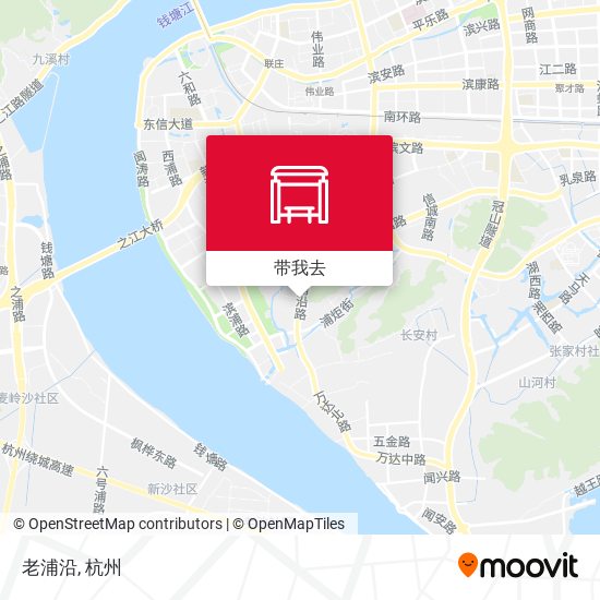 老浦沿地图