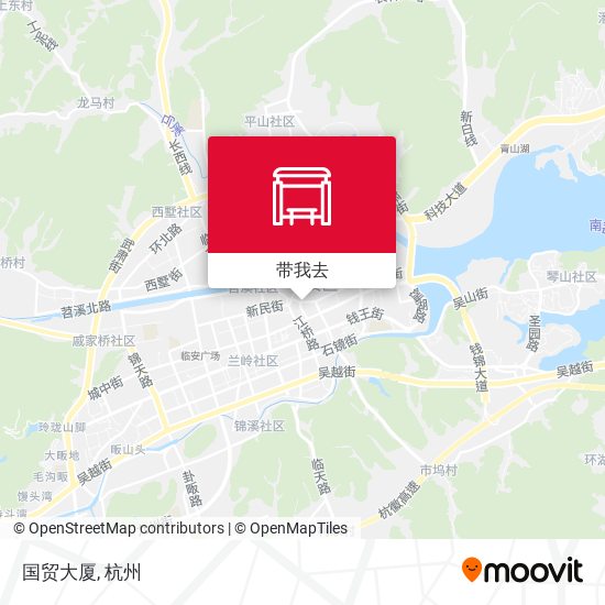 国贸大厦地图