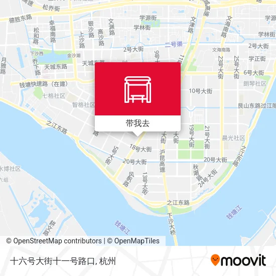 十六号大街十一号路口地图