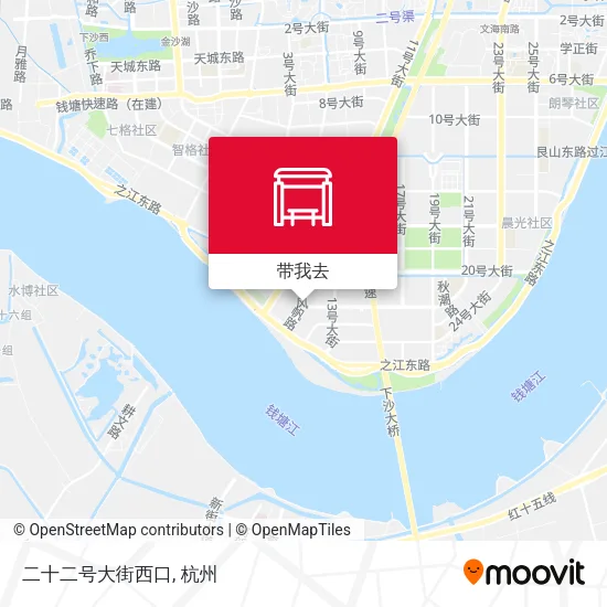 二十二号大街西口地图