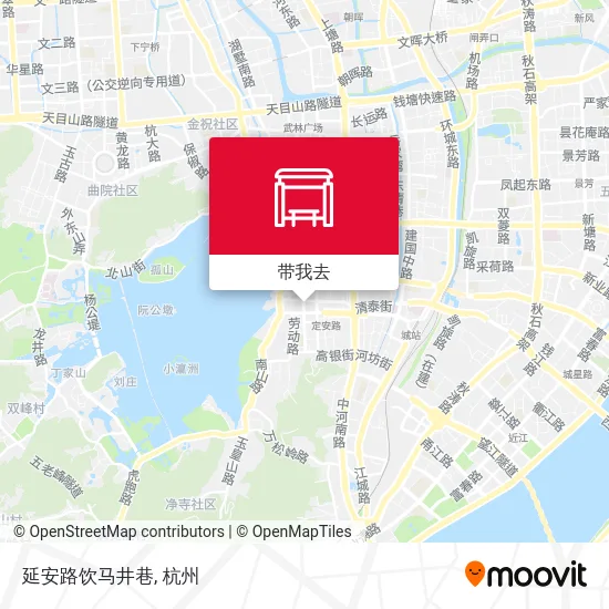 延安路饮马井巷地图