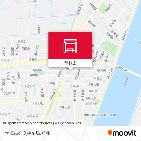 学源街公交停车场地图