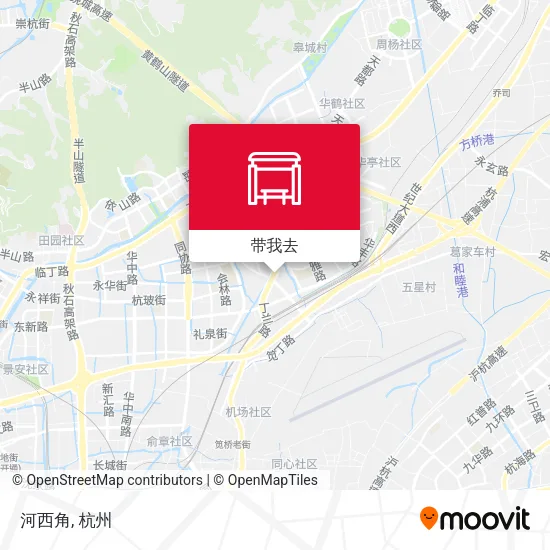 河西角地图