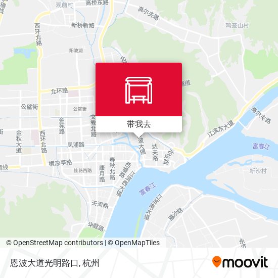 恩波大道光明路口地图