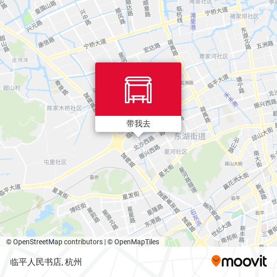 临平人民书店地图