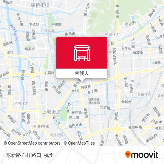 东新路石祥路口地图
