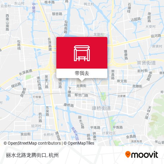 丽水北路龙腾街口地图