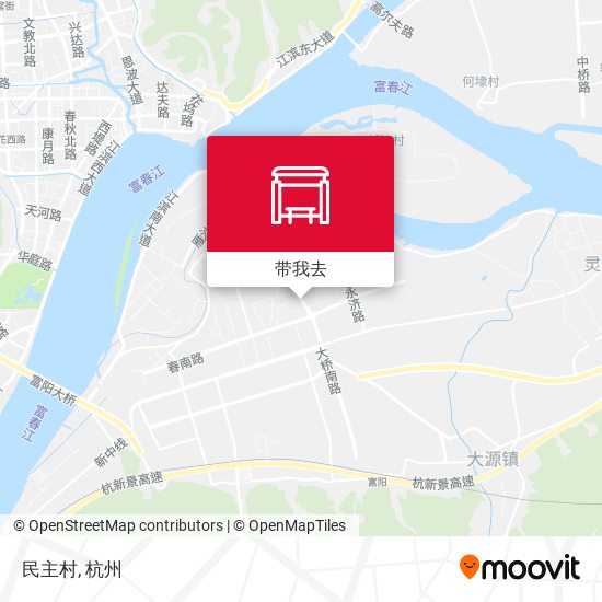 民主村地图