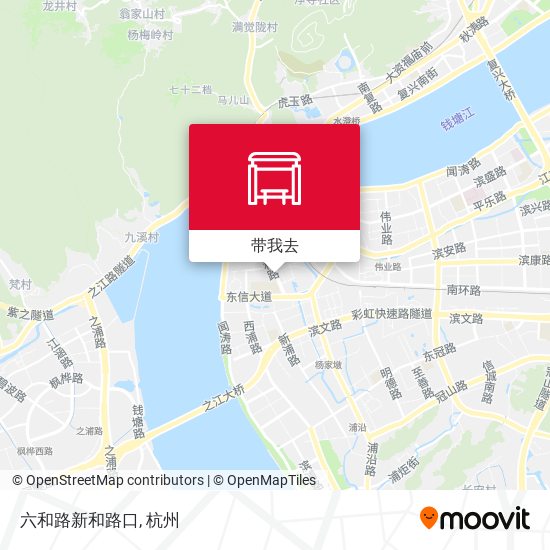 六和路新和路口地图