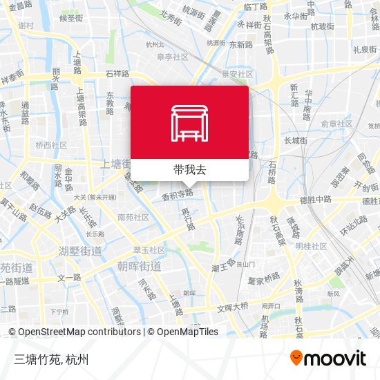 三塘竹苑地图