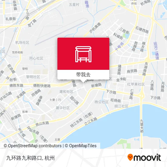 九环路九和路口地图