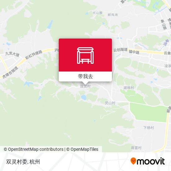 双灵村委地图