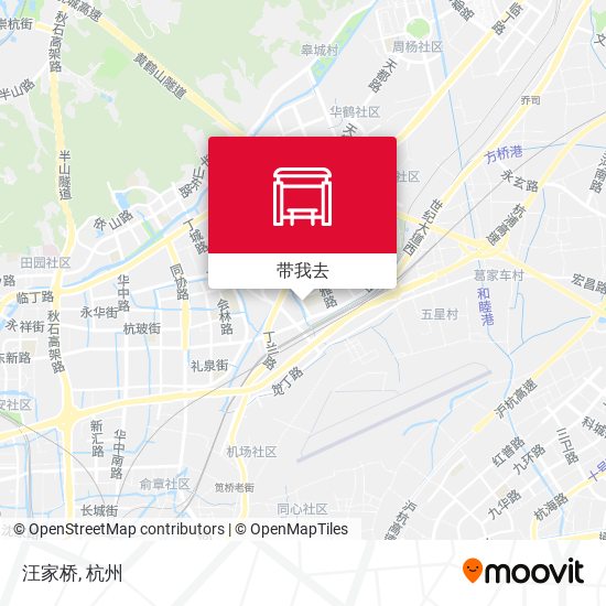 汪家桥地图