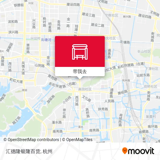 汇德隆银隆百货地图