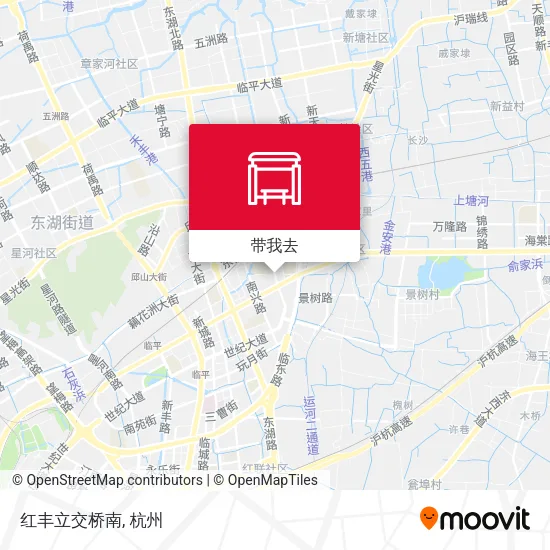 红丰立交桥南地图