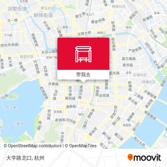 大学路北口地图
