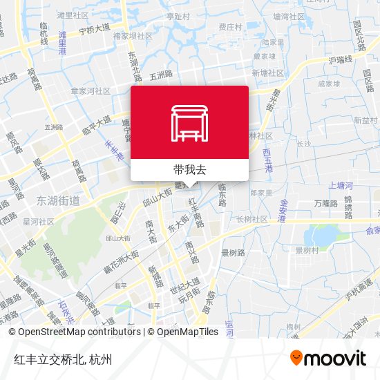 红丰立交桥北地图