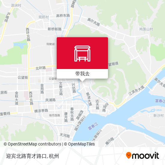 迎宾北路育才路口地图