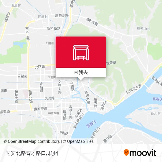 迎宾北路育才路口地图