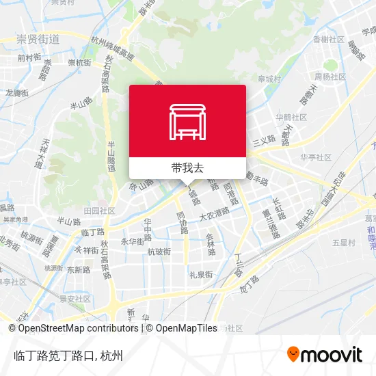 临丁路笕丁路口地图