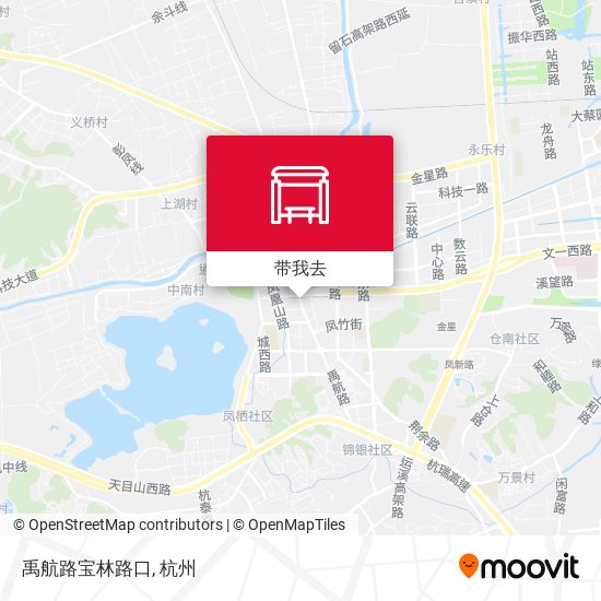 禹航路宝林路口地图