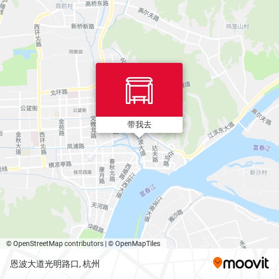 恩波大道光明路口地图