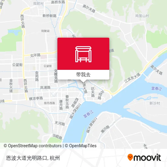 恩波大道光明路口地图