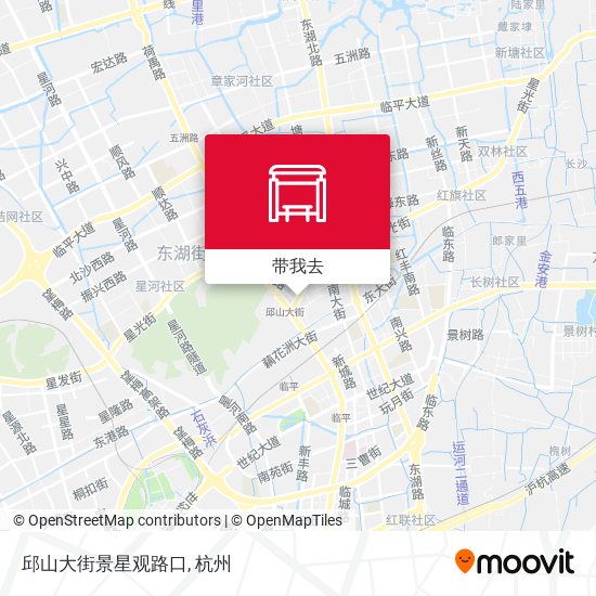 邱山大街景星观路口地图