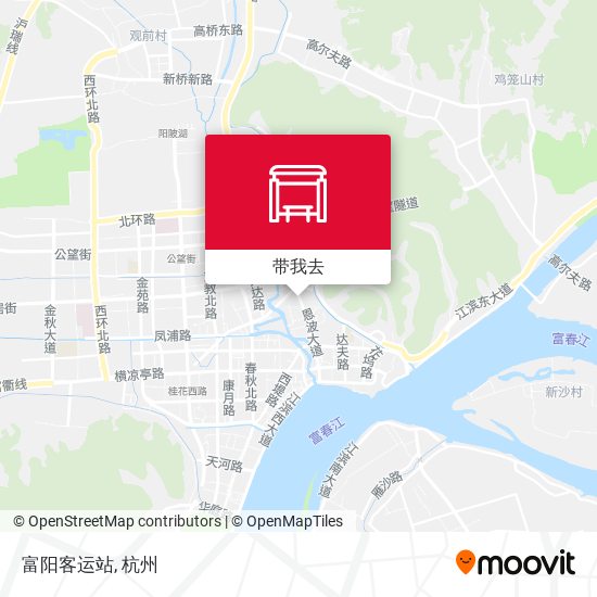 富阳客运站地图