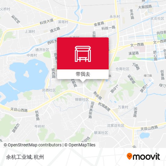 余杭工业城地图