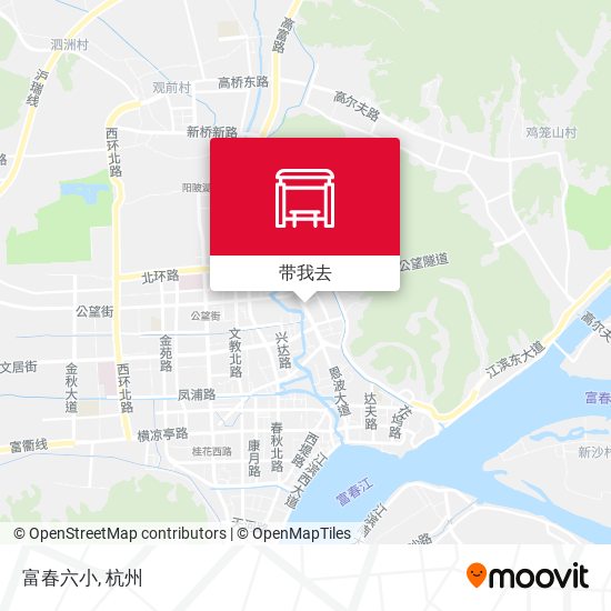 富春六小地图