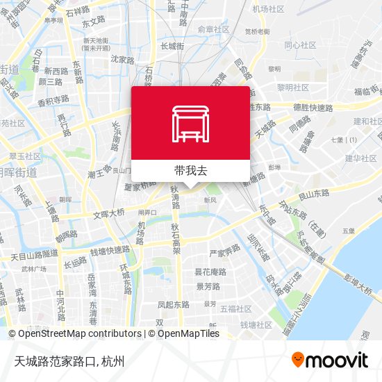 天城路范家路口地图