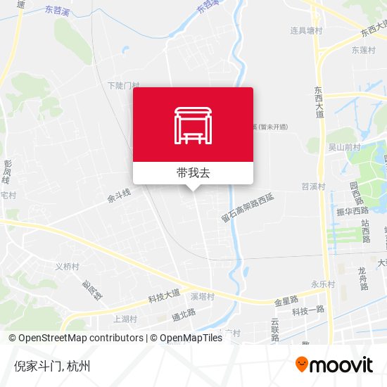 倪家斗门地图
