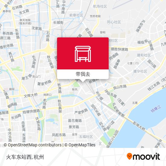 火车东站西地图