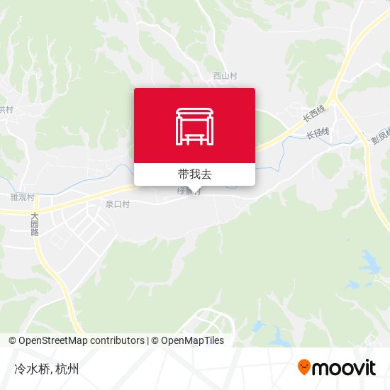 冷水桥地图