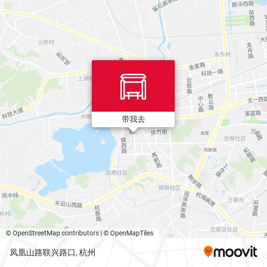 凤凰山路联兴路口地图