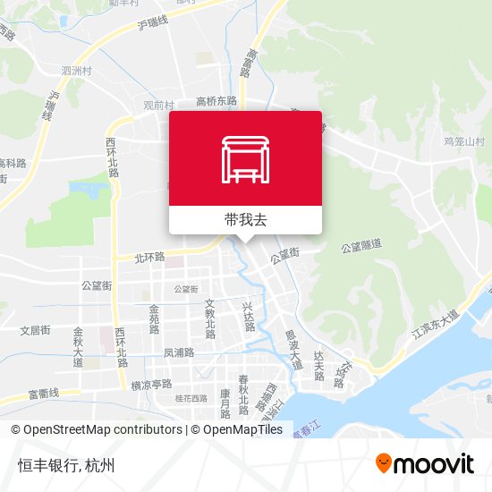 恒丰银行地图