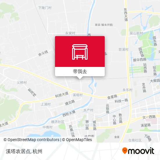 溪塔农居点地图