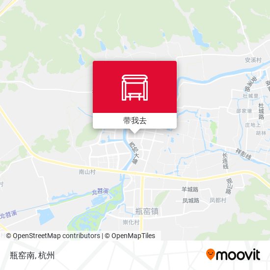 瓶窑南地图