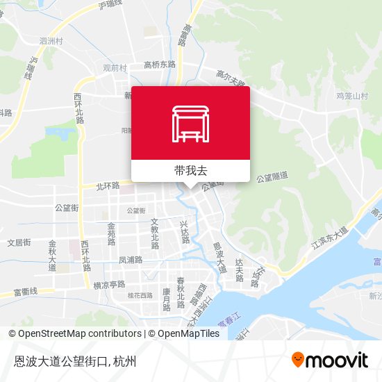 恩波大道公望街口地图
